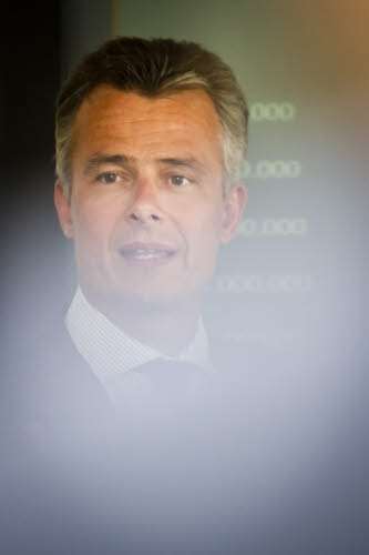 Christian Van Thillo, CEO van De Persgroep (Foto Geoffroy Van der Hasselt - Reporters)
