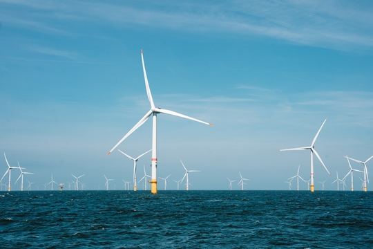 Noordzee windmolens Oostende