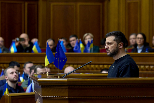 Volodimir Zelenski parlement Oekraïne