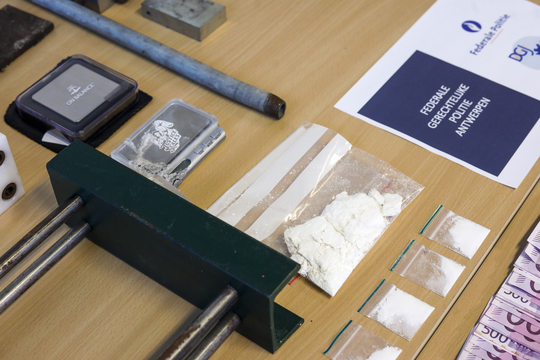 vondst cocaïne in Antwerpen