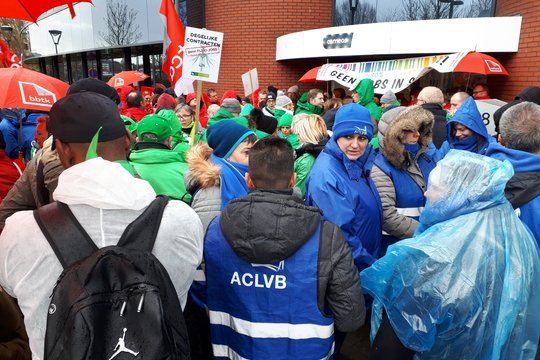 flexijobs protest vakbonden