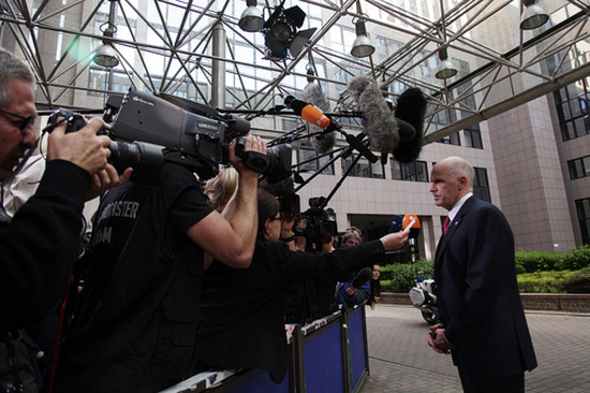 Bij elke Europese topontmoeting is de pers in grote getale aanwezig. Maar niet op de EU-China-top. (Foto Flickr)