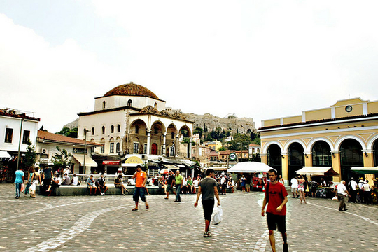 Quartier de Monastiraki, Athènes, Grèce. (Photo: Jose TÃ©llez, août 2009/flickr)