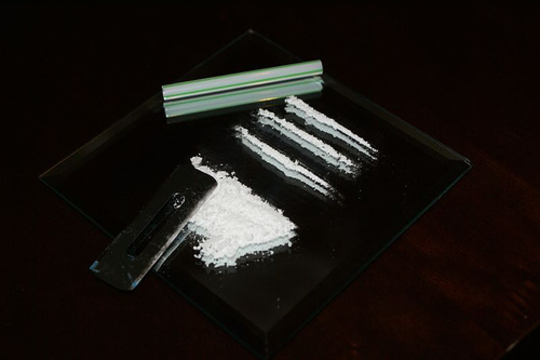 Trois lignes de cocaïne (Photo: Valerie Everett)