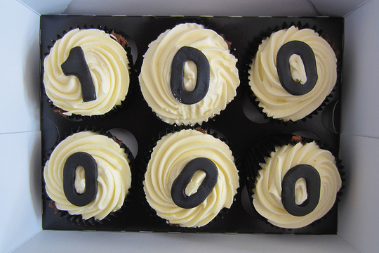 De '100.000' cupcakes (Foto: Adam Tinworth/ Juillet 2011/ Flickr-CC)
