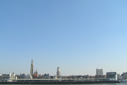 De Antwerpse skyline (Foto: Belgian hHocolate)