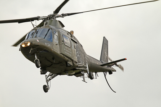 Agusta helicopter (Foto Ronnie MacDonald)