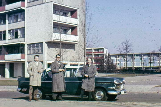 Marcel Van Roy, Nand Peeters en Raymond Oeyen in Berlijn