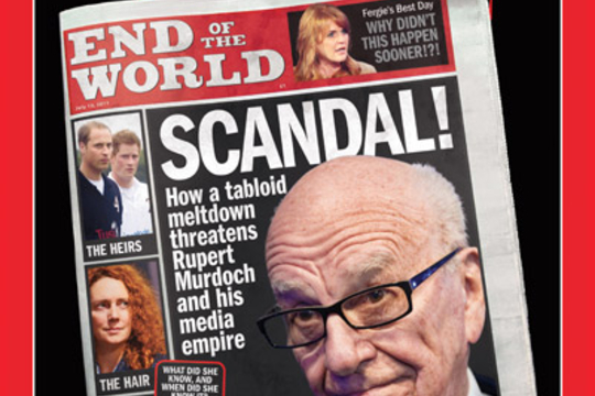 De afsluiterpraktijken van de populaire kranten van Rubert Murdoch brachten de media wereldwijd grote schade toe. (Foto RV)