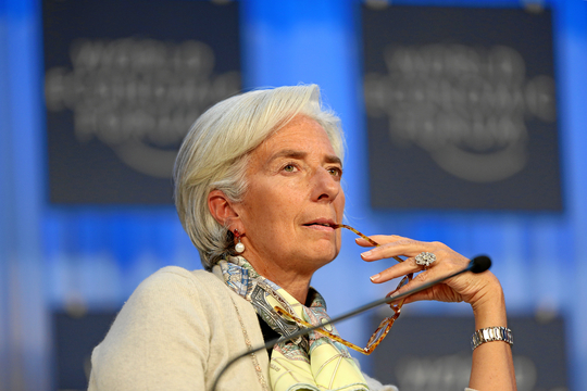 Christine Lagarde, Algemeen Directrice van het IMF (Foto: World Economic Forum)