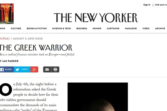 Screenshot The New Yorker