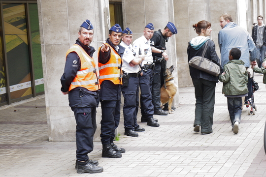 Belgische politie (Foto: Flickr (cc) Eoghan OLionnain)