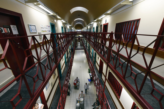 Illustration picture shows the Antwerp prison, Monday 08 May 2017.