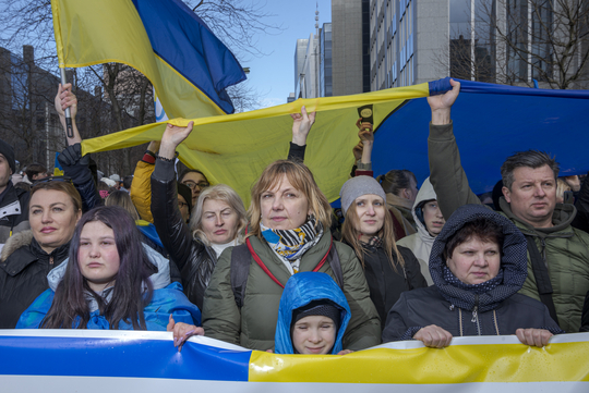 betoging 25 februari Oekraïne 