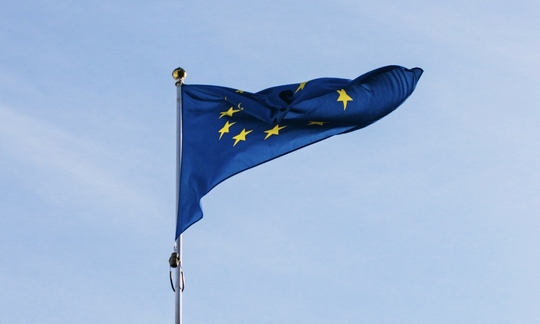 Vlag van de Europese Unie.