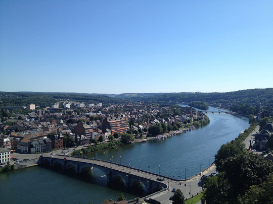Point de vue sur la ville de Namur. (Photo: Frederica Piersimoni, août 2012/flickr)