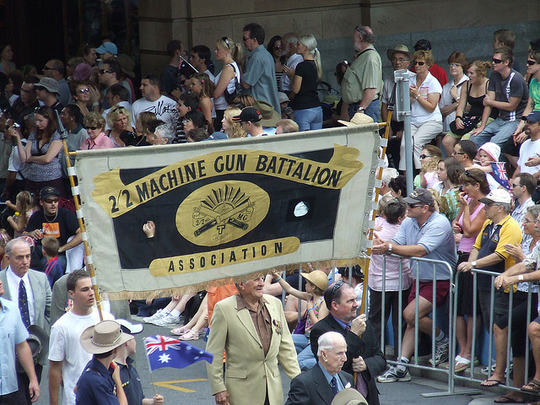 Herdenking Anzac Day in Brisbane: hoe historisch correct is deze herdenking van WO I? (Foto David Jackmanson)