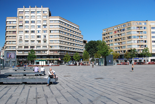 Esplanade de la place Flagey, Bruxelles. (Photo: Stéphane Mignon/août 2011/flickr)