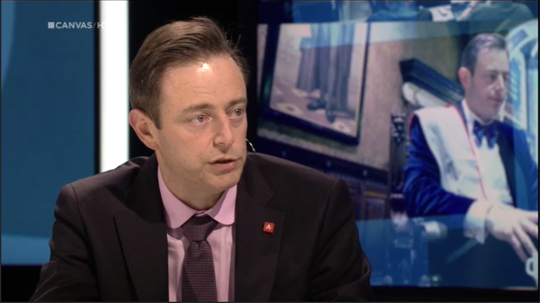 Bart De Wever sur le plateau de Terzake, 4 février 2013. (Photo: capture d'écran de l'émission, février 2013)