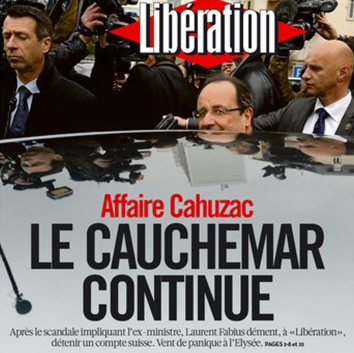 Screenshot Libération, 8 april 2013
